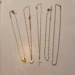 Set of 5 Necklaces